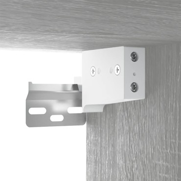 vidaXL Έπιπλα Τηλεόρασης Επιτοίχια 2 τεμ. Γκρι Sonoma 100x34,5x40cm
