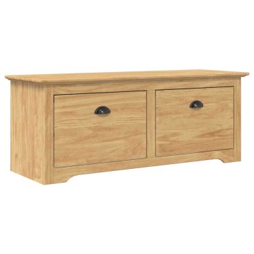 vidaXL Πάγκος Χωλ BODO Μέλι Καφέ 118x40x50cm Επεξεργασμένο Ξύλο 1 τεμ.