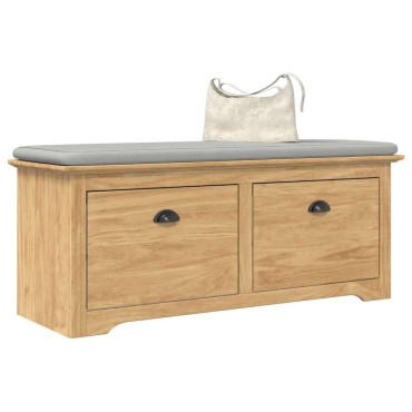 vidaXL Πάγκος Χωλ BODO Μέλι Καφέ 118x40x50cm Επεξεργασμένο Ξύλο 1 τεμ.