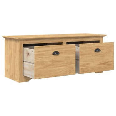 vidaXL Πάγκος Χωλ BODO Μέλι Καφέ 118x40x50cm Επεξεργασμένο Ξύλο 1 τεμ.