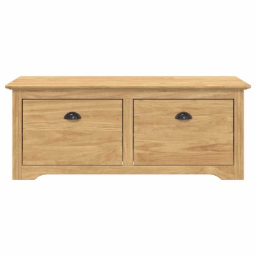 vidaXL Πάγκος Χωλ BODO Μέλι Καφέ 118x40x50cm Επεξεργασμένο Ξύλο 1 τεμ.