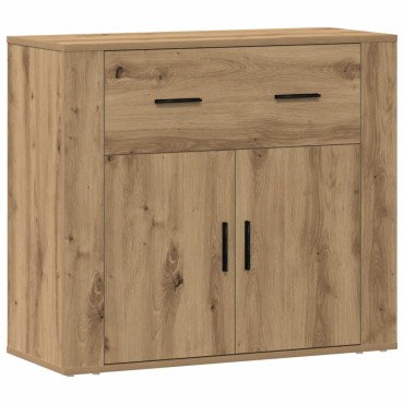 vidaXL Ντουλάπι Artisian Δρυς 80x33x70cm από Επεξεργασμένο Ξύλο 1 τεμ.