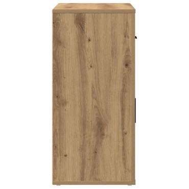vidaXL Ντουλάπι Artisian Δρυς 80x33x70cm από Επεξεργασμένο Ξύλο 1 τεμ.