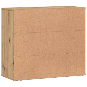 vidaXL Ντουλάπι Artisian Δρυς 80x33x70cm από Επεξεργασμένο Ξύλο 1 τεμ.