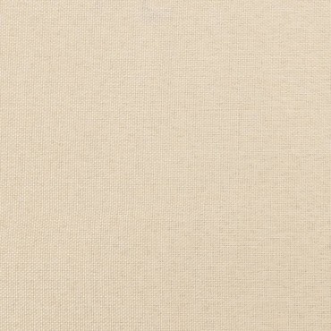 vidaXL Στρώμα με Pocket Springs Μεσαίας Σκληρότητας Κρεμ 90x200x20cm Υφασμάτινο 1 τεμ. - Μονό
