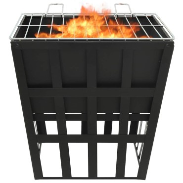 vidaXL Τζάκι Εξωτερικού Χώρου / Ψησταριά 34 x 34 x 48 εκ. από Ατσάλι