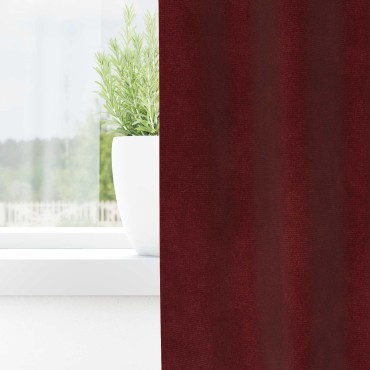 vidaXL Κουρτίνες 2 τμχ. Κόκκινο 140x140cm Βελούδο