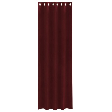 vidaXL Κουρτίνες 2 τμχ. Κόκκινο 140x225cm Βελούδο