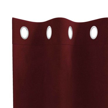 vidaXL Κουρτίνες 2 τμχ. Κόκκινο 140x225cm Βελούδο