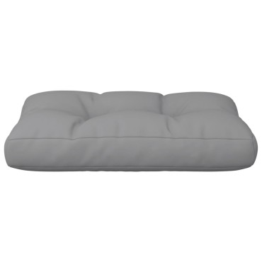 vidaXL Μαξιλάρι Παλέτας Γκρι 50x40x10cm από Ύφασμα