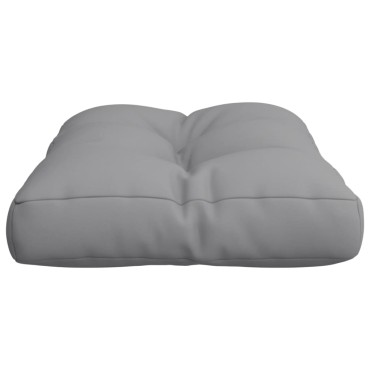 vidaXL Μαξιλάρι Παλέτας Γκρι 50x40x10cm από Ύφασμα