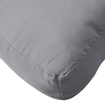 vidaXL Μαξιλάρι Παλέτας Γκρι 50x40x10cm από Ύφασμα