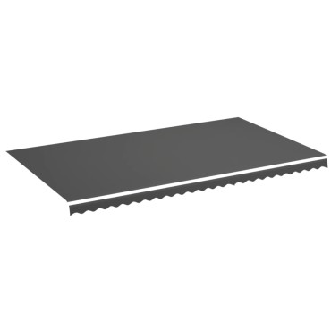 vidaXL Ανταλλακτικό Ύφασμα Τέντας Ανθρακί 600x350 εκ. Πολυεστέρας