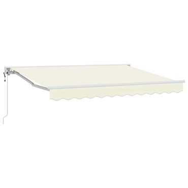 vidaXL Σκελετός Τέντας Κρεμ 250 x 200 cm Πολυεστέρας με Επικάλυψη PU