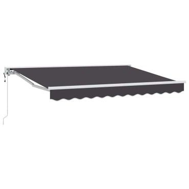 vidaXL Σκελετός Τέντας Ανθρακί 250 x 200 cm