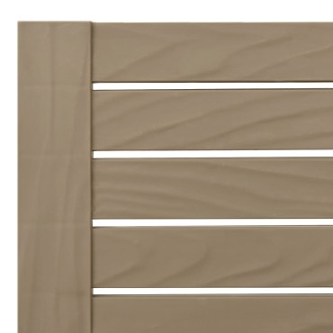 vidaXL Ξαπλώστρα Ανοιχτό Καφέ 155x58x83cm από Πολυπροπυλένιο 1 τεμ.