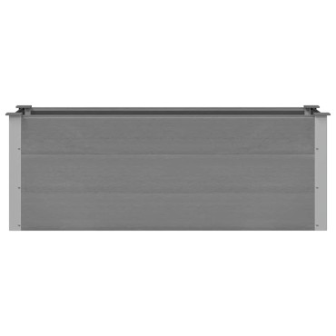 vidaXL Ζαρντινιέρα Υπερυψωμένη Γκρι 150 x 50 x 54 εκ. από WPC