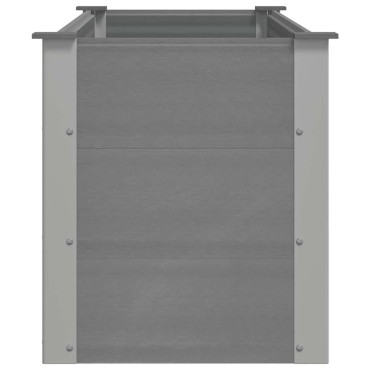 vidaXL Ζαρντινιέρα Υπερυψωμένη Γκρι 150 x 50 x 54 εκ. από WPC