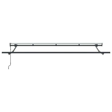 vidaXL Αναδιπλούμενη τέντα Κίτρινο 400 x 200 cm ύφασμα