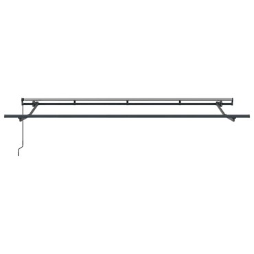 vidaXL Αναδιπλούμενη τέντα Μπλε 400 x 200 cm ύφασμα