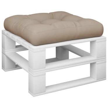vidaXL Μαξιλάρι Παλέτας Taupe 50x50x12cm Υφασμάτινο