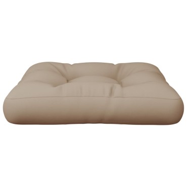 vidaXL Μαξιλάρι Παλέτας Taupe 50x50x12cm Υφασμάτινο