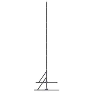 vidaXL Οθόνη Ιδιωτικότητας 100x50x180cm Ατσάλι Ανθρακί