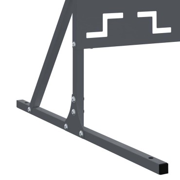 vidaXL Οθόνη Ιδιωτικότητας 100x50x180cm Ατσάλι Ανθρακί