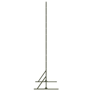 vidaXL Οθόνη Ιδιωτικότητας 100x50x180cm Ατσάλι Λαδί