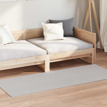 vidaXL Χαλί εσωτερικού χώρου LUGO Κρεμ και Γκρι 80x150cm