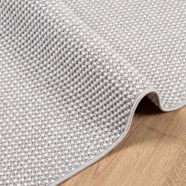 vidaXL Χαλί εσωτερικού χώρου LUGO Κρεμ και Γκρι 80x150cm