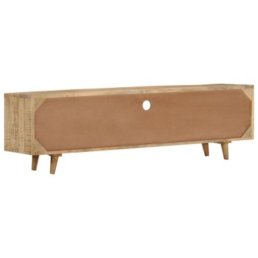 vidaXL Έπιπλο Τηλεόρασης 140x30x40cm από Μασίφ Ξύλο Μάνγκο