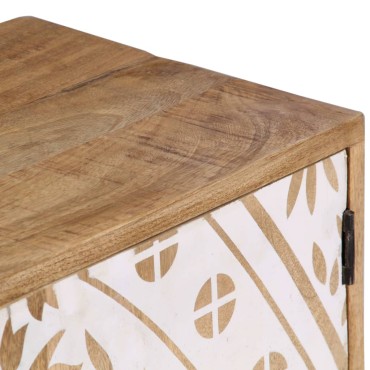 vidaXL Έπιπλο Τηλεόρασης 140x30x40cm από Μασίφ Ξύλο Μάνγκο