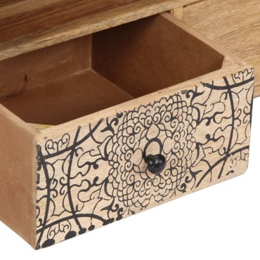 vidaXL Έπιπλο Τηλεόρασης 140x30x40cm από Μασίφ Ξύλο Μάνγκο