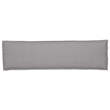 vidaXL Μαξιλάρι Ύφασμα Όξφορντ Γκρι 140x40x8cm