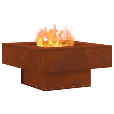 vidaXL Φωτιά σε μπολ Σκ rusty Ατσάλι Σκληρυθέν στον Αέρα