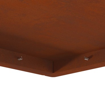 vidaXL Φωτιά σε μπολ Σκ rusty Ατσάλι Σκληρυθέν στον Αέρα