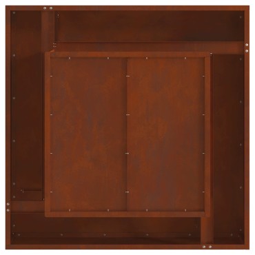 vidaXL Φωτιά σε μπολ Σκ rusty Ατσάλι Σκληρυθέν στον Αέρα