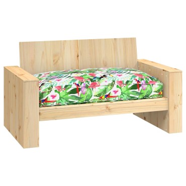 vidaXL Μαξιλάρι Floral Πολύχρωμο 120x80x12cm Ύφασμα Όξφορντ