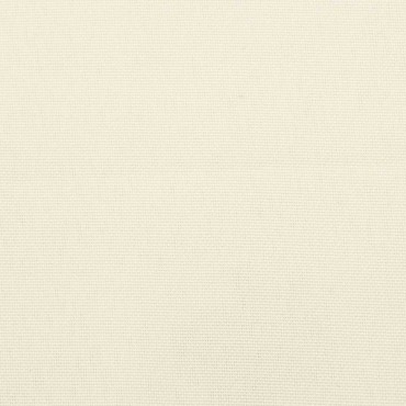 vidaXL Μαξιλάρι Κρεμ 80x80x12cm Ύφασμα Όξφορντ