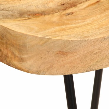 vidaXL Σκαμπό Μπαρ 2 τεμ. από Μασίφ Ξύλο Μάνγκο 41x44x76cm