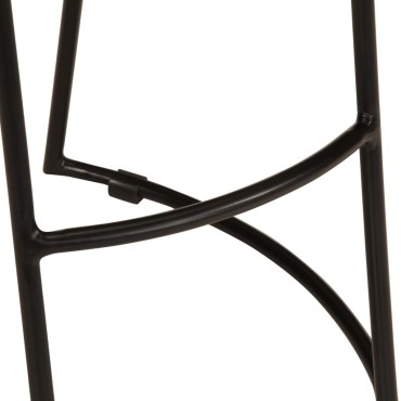 vidaXL Σκαμπό Μπαρ 2 τεμ. από Μασίφ Ξύλο Μάνγκο 41x44x76cm