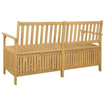 vidaXL Παγκάκι με αποθήκευση 2 -Seater 148x63x84cm Ορθογώνιος 1 τεμ.