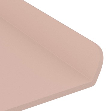 vidaXL Πλωτό ράφι Επιτοίχιο 4 τεμ. Ροζ 60x8,5x2,5cm Ατσάλι