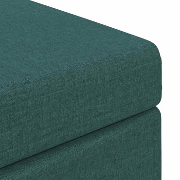vidaXL Σκαμνί Σκούρο Πράσινο 101x41x40 εκ