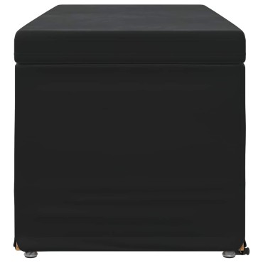 vidaXL Σκαμνί Μαύρο 101x41x40cm Βελούδο και Μηχανικά Ξύλα