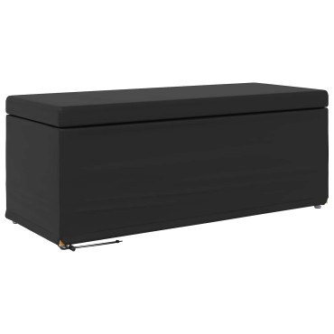 vidaXL Σκαμνί Μαύρο 101x41x40cm Ψεύτικο Δέρμα και Μηχανικά Ξύλα