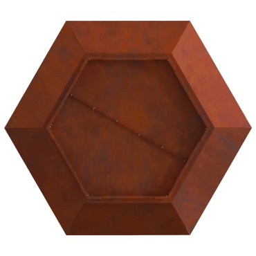 vidaXL Φωτιά Μπολ Σκ rusty Ατσάλι Σκληρυθέν στον Αέρα