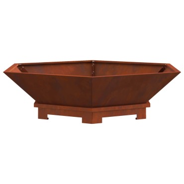 vidaXL Φωτιά Μπολ Σκ rusty Ατσάλι Σκληρυθέν στον Αέρα