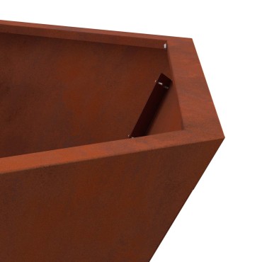 vidaXL Φωτιά Μπολ Σκ rusty Ατσάλι Σκληρυθέν στον Αέρα